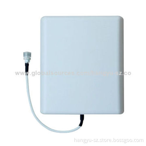 Terminal Panel Antenna with 824 to 960/1,710 to 2,500MHz, 10dBi Gain, Mast or Wall Mount